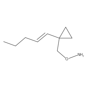 O-{[1-(pent-1-en-1-yl)cyclopropyl]methyl}hydroxylamine Structure