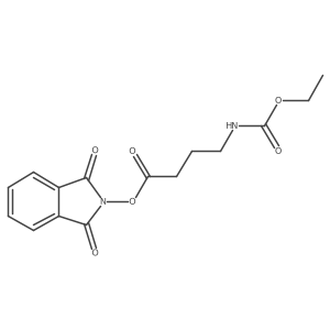 1,3-dioxo-2,3-dihydro-1H-isoindol-2-yl 4-[(ethoxycarbonyl)amino]butanoate结构式
