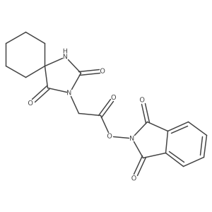 1,3-dioxo-2,3-dihydro-1H-isoindol-2-yl 2-{2,4-dioxo-1,3-diazaspiro[4.5]decan-3-yl}acetate Structure