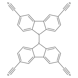 [9,9'-Bicarbazole]-3,3',6,6'-tetracarbonitrile结构式