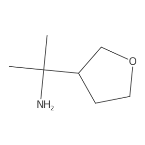 (R)-2-(Tetrahydrofuran-3-yl)propan-2-amine结构式
