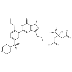 N-Desmethylsildenafil citrate Structure
