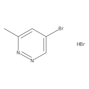 5-Bromo-3-methylpyridazine hydrobromide结构式