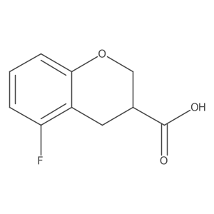 (S)-5-Fluorochromane-3-carboxylic acid Structure