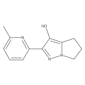 2-(6-Methylpyridin-2-yl)-5,6-dihydro-4H-pyrrolo[1,2-b]pyrazol-3-ol结构式