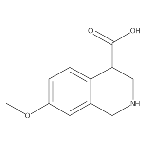 (S)-7-Methoxy-1,2,3,4-tetrahydroisoquinoline-4-carboxylic acid Structure