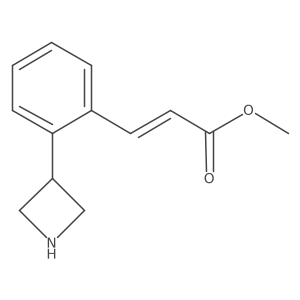 methyl (2E)-3-[2-(azetidin-3-yl)phenyl]prop-2-enoate Structure