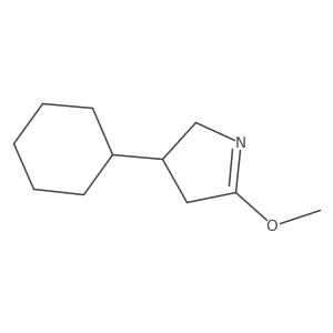3-cyclohexyl-5-methoxy-3,4-dihydro-2H-pyrrole Structure