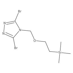 C[Si](C)(C)CCOCn1c(Br)nnc1Br结构式
