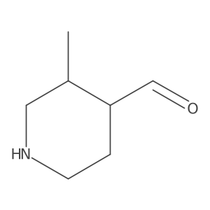 (3S,4S)-3-Methylpiperidine-4-carbaldehyde结构式