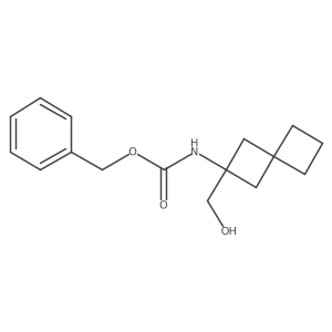 benzyl N-[2-(hydroxymethyl)spiro[3.3]heptan-2-yl]carbamate Structure