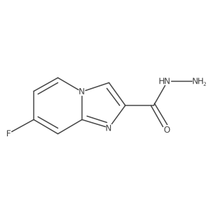 7-Fluoroimidazo[1,2-a]pyridine-2-carbohydrazide结构式