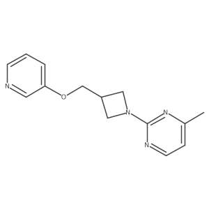 4-Methyl-2-{3-[(pyridin-3-yloxy)methyl]azetidin-1-yl}pyrimidine结构式
