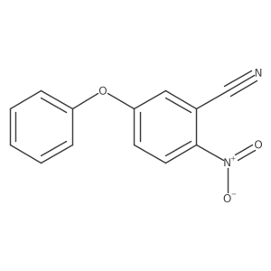 2-Nitro-5-phenoxybenzonitrile结构式