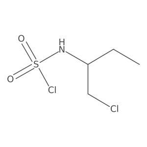 N-[1-(Chloromethyl)propyl]sulfamoyl chloride结构式