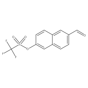 6-Formylnaphthalen-2-YL trifluoromethanesulfonate Structure