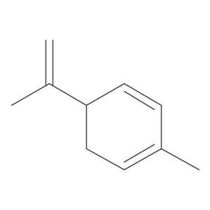 (5S)-2-Methyl-5-(1-methylethenyl)-1,3-cyclohexadiene结构式
