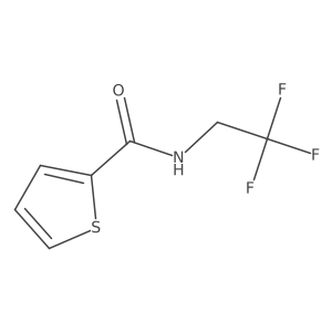 N-(2,2,2-trifluoroethyl)thiophene-2-carboxamide Structure