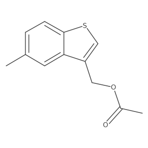 Benzo[b]thiophene-3-methanol,5-methyl-,acetate结构式