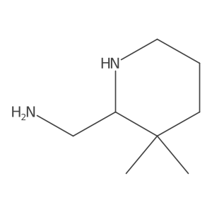 (3,3-Dimethylpiperidin-2-yl)methanamine结构式