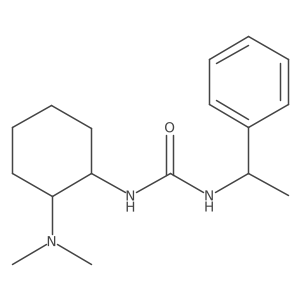 Urea, N-[(1R,2R)-2-(dimethylamino)cyclohexyl]-N'-[(1S)-1-phenylethyl]- Structure
