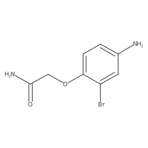 2-(4-Amino-2-bromophenoxy)acetamide结构式