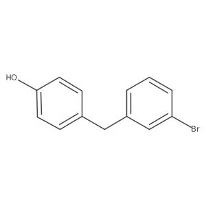 4-(3-Bromobenzyl)phenol结构式