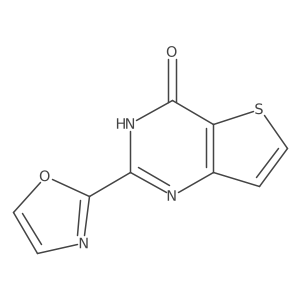 2-(1,3-Oxazol-2-yl)thieno[3,2-d]pyrimidin-4-ol结构式