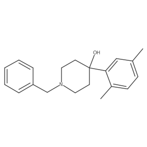 1-Benzyl-4-(2,5-dimethyl-phenyl)-piperidin-4-OL Structure