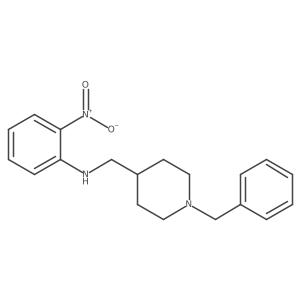 N-(2-Nitrophenyl)-1-(phenylmethyl)-4-piperidinemethanamine Structure