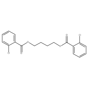 Benzoic acid, 2-chloro-, 1,4-butanediyl ester结构式