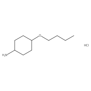 4-Butoxycyclohexan-1-amine;hydrochloride Structure