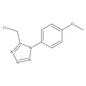5-(chloromethyl)-1-(4-methoxyphenyl)-1H-1,2,3,4-tetrazole Structure