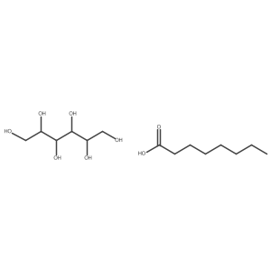 Sorbitan, octanoate Structure