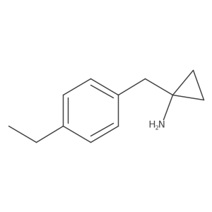 1-(4-Ethylbenzyl)cyclopropan-1-amine Structure