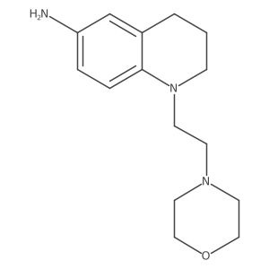1-(2-Morpholinoethyl)-1,2,3,4-tetrahydroquinolin-6-amine Structure
