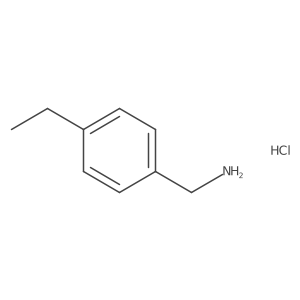 (4-Ethylphenyl)methanamine hydrochloride Structure