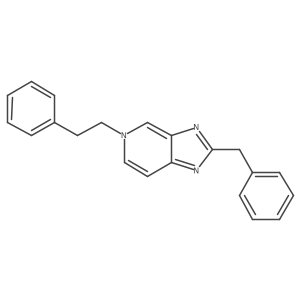 2-Benzyl-5-phenethyl-imidazo[4,5-c]pyridine Structure