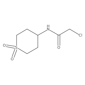 2-Chloro-N-(1,1-dioxo-1lambda6-thian-4-yl)acetamide Structure