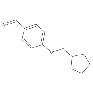 4-(Cyclopentylmethoxy)benzaldehyde结构式