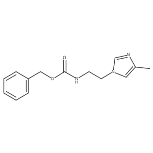 [2-(4-Methyl-imidazol-1-yl)-ethyl]-carbamic acid benzyl ester Structure