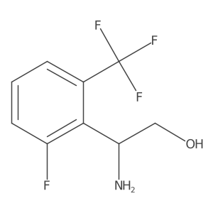 (2R)-2-amino-2-[6-fluoro-2-(trifluoromethyl)phenyl]ethan-1-ol Structure