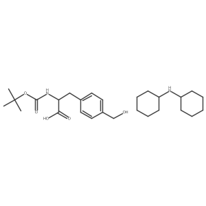 Boc-P(CH2OH)-D-phe-OH dcha Structure
