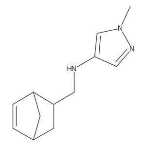 N-{bicyclo[2.2.1]hept-5-en-2-ylmethyl}-1-methyl-1H-pyrazol-4-amine Structure