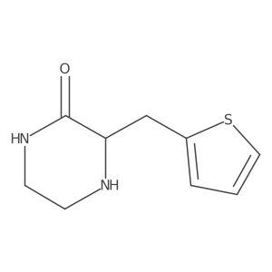 (S)-3-(Thiophen-2-ylmethyl)piperazin-2-one Structure