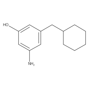 3-Amino-5-(cyclohexylmethyl)phenol Structure
