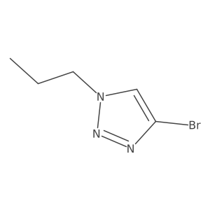 4-bromo-1-propyl-1H-1,2,3-triazole Structure