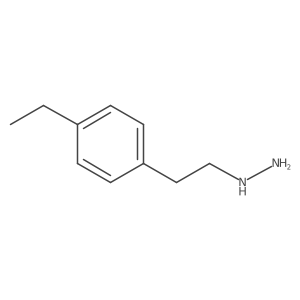 [2-(4-Ethylphenyl)ethyl]hydrazine Structure
