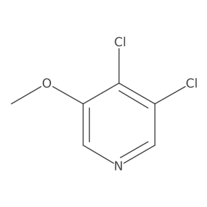 3,4-Dichloro-5-methoxypyridine结构式