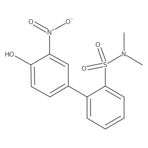 4-(2-N,N-Dimethylsulfamoylphenyl)-2-nitrophenol Structure